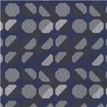 Crypton® Architex balcony Dew Lattice blue and cream heavy Upholstery Fabric 